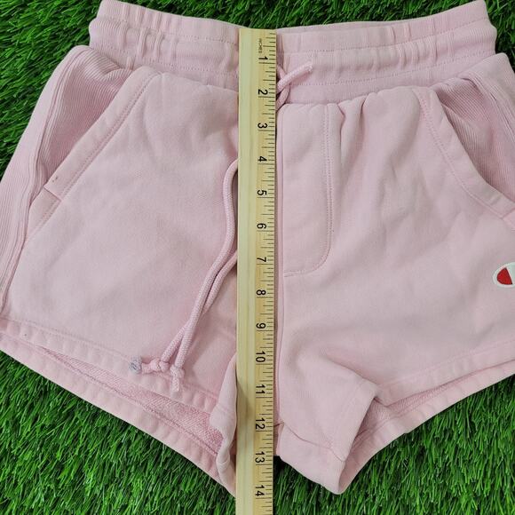 Champion Workout Shorts XS/S Pink Reverse-Weave - Picture 12 of 16